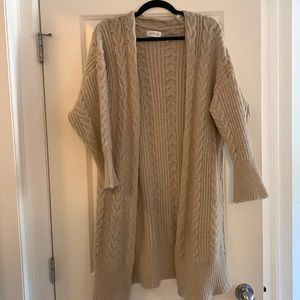 Beautiful long knit sweater